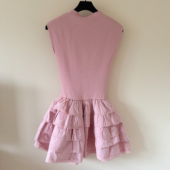 MESHKI-Maeve Ruffle Knit Mini Dress - Picture 6 of 6